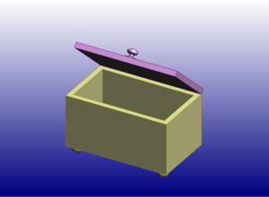 Final assembly box with lid
